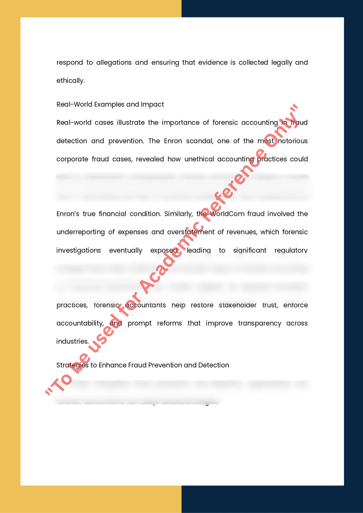 Assignment Sample Of Subject CCT 112-Forensic Accounting and Fraud Prevention 7
